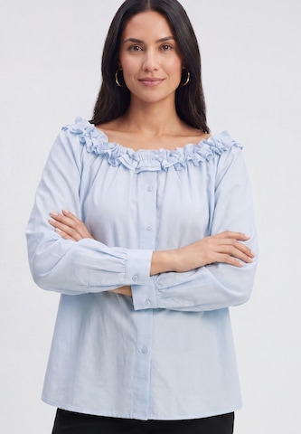 usha BLACK LABEL - Blusa em azul