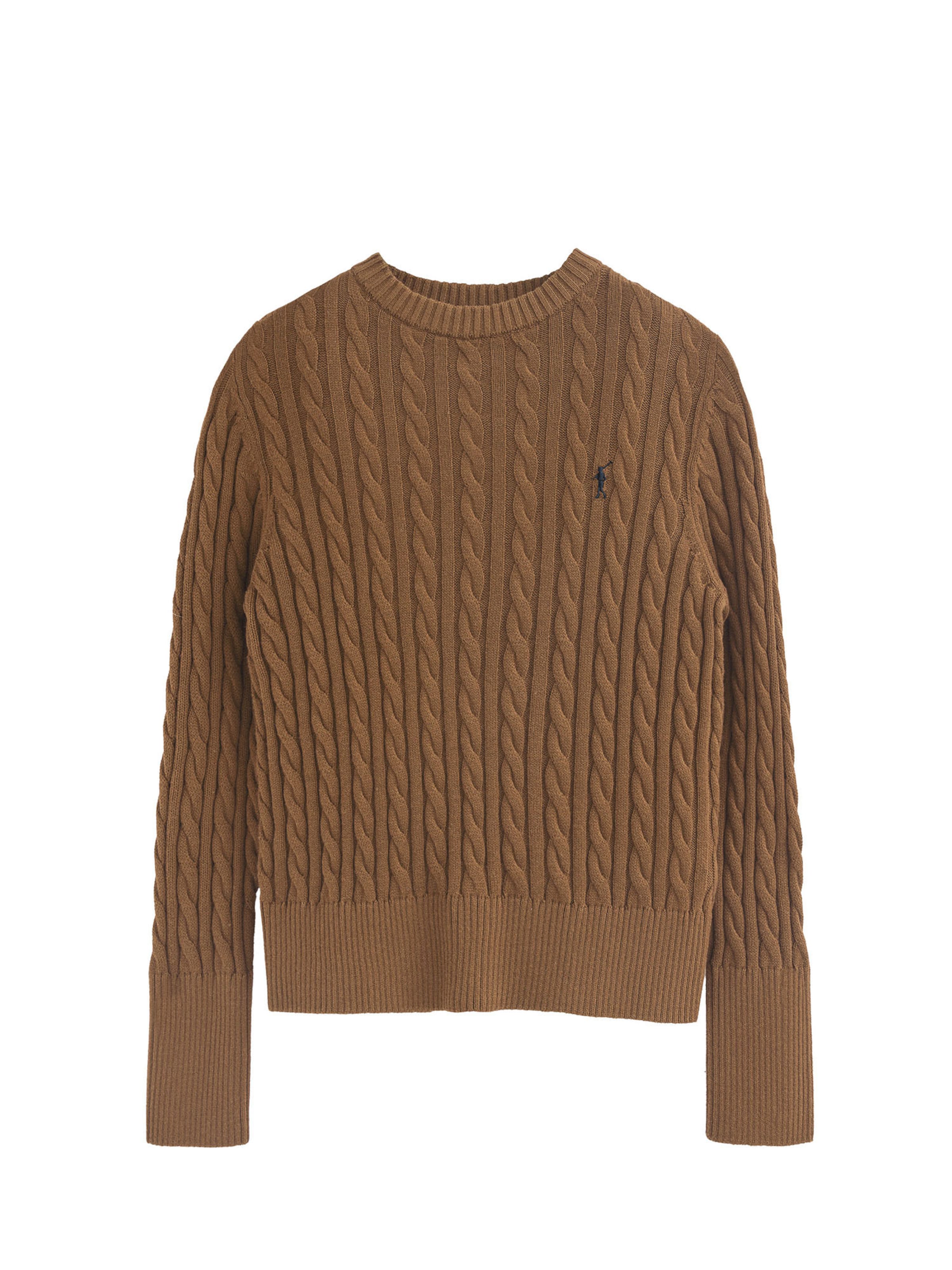 Polo Club Sweater in Brown: front