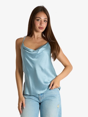 Dixie Top in Blau: Vorderseite