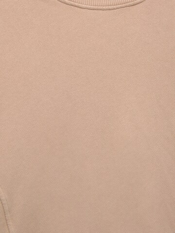 Bluză de molton de la Pull&Bear pe roz