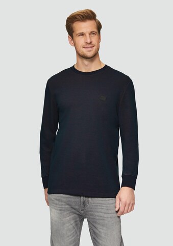 s.Oliver Shirt in Blauw: voorkant