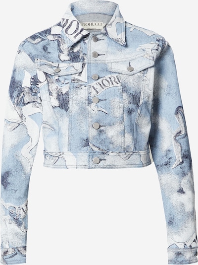 Fiorucci Jacke in blue denim / hellblau / white denim, Produktansicht