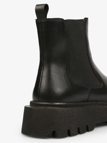 Scalpers Chelsea Boots in Schwarz