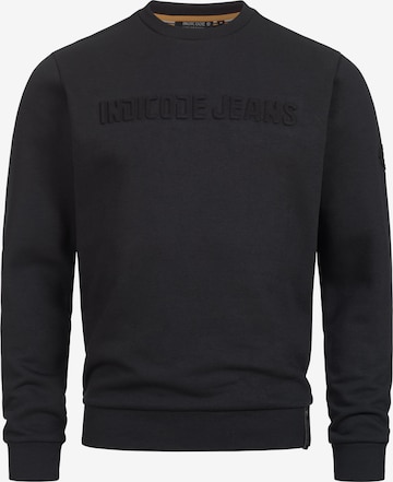 INDICODE JEANS Sweatshirt ' Avant ' in Schwarz: predná strana