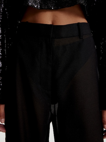 Wide leg Pantaloni 'Kendal' de la EDITED pe negru