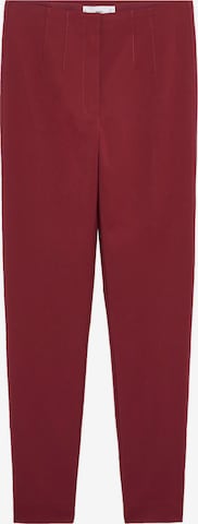 MANGO Slimfit Broek 'Avanti' in Rood: voorkant