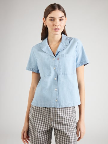 LEVI'S ® Blouse 'SONNY CAMP' in Blauw: voorkant