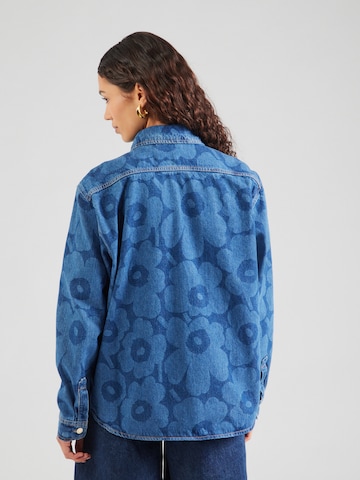 Geacă de primăvară-toamnă 'MARI VAIHE' de la Marimekko pe albastru