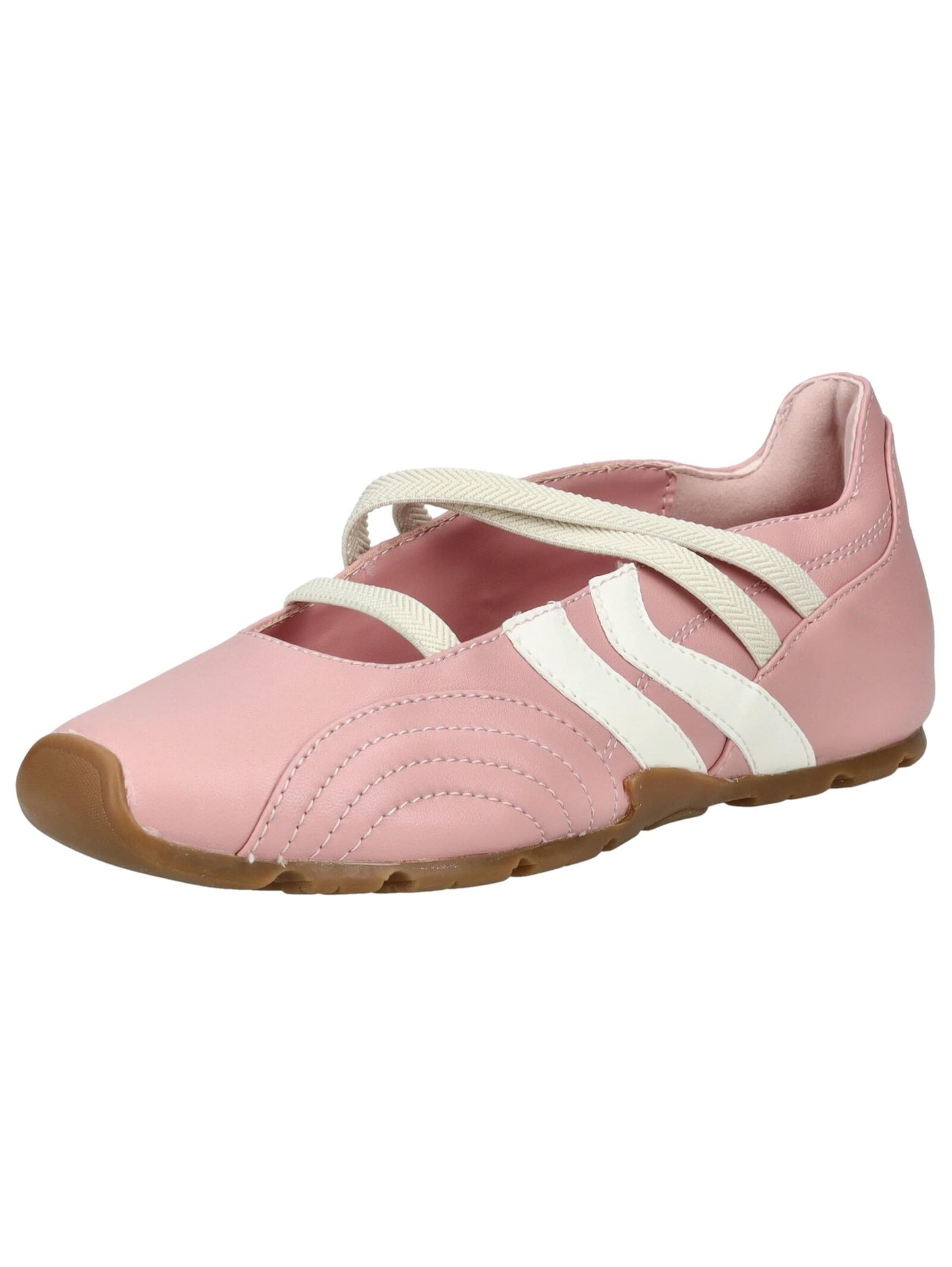 STEVE MADDEN Ballet Flats with Strap in Dusky pink / White, Item view