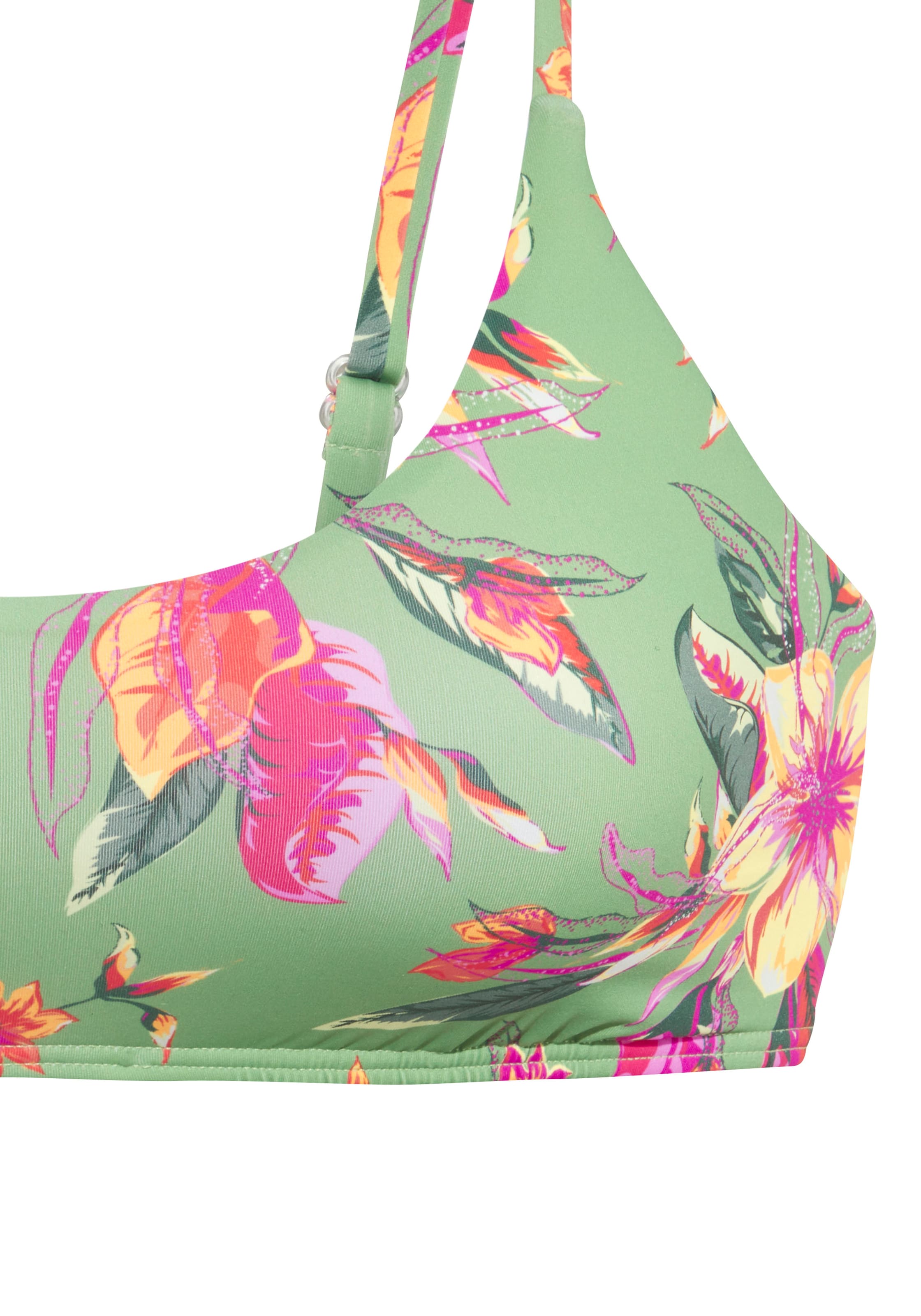 Bustieră Sutien costum de baie 'Malia' de la LASCANA pe verde