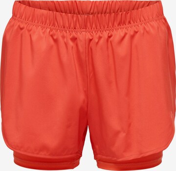 ONLY PLAY Loose fit Workout Pants in Orange: front