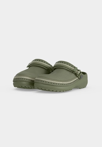Clogs di Crocs in verde