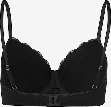 Invisible Soutien-gorge 'Cotton Lace' Hanro en noir