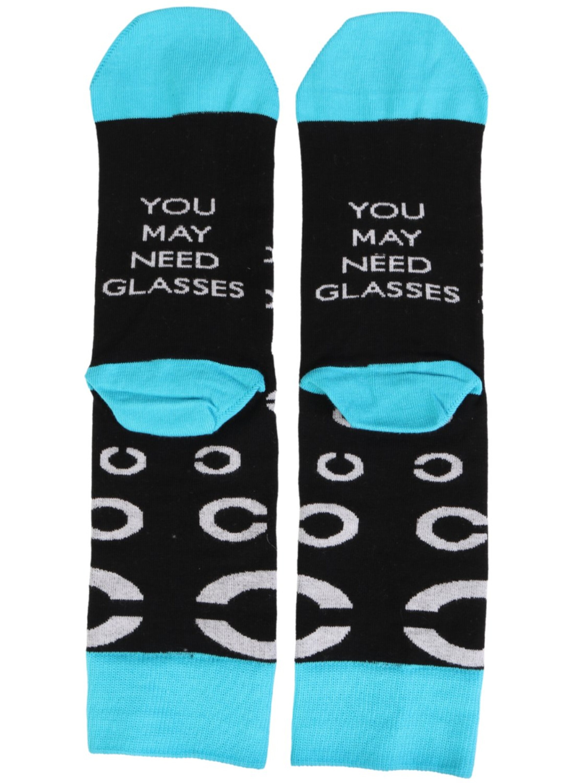 Sokisahtel Sokker 'EYES cotton optometrist socks' i sort