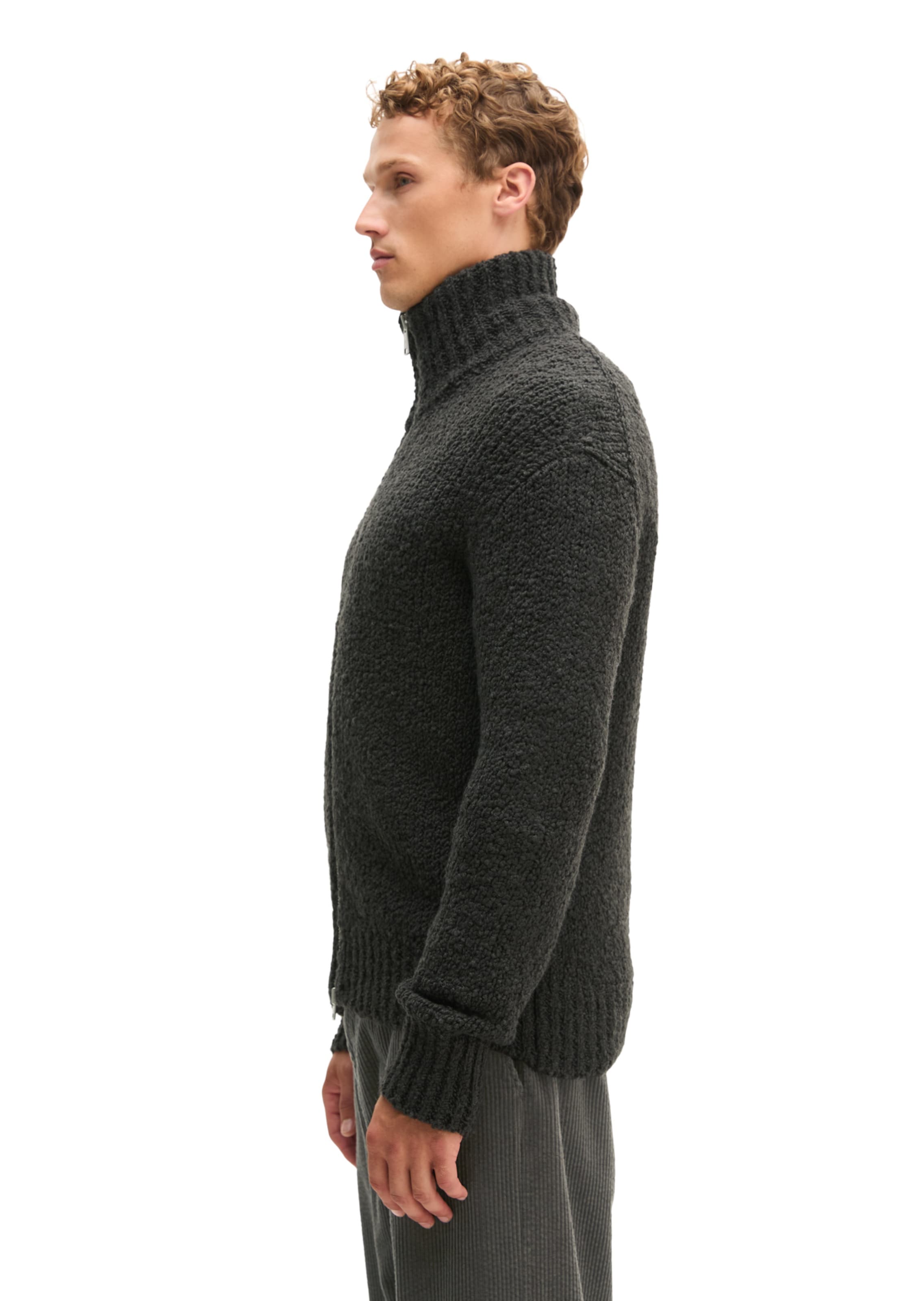 Marc O'Polo Strickjacke in Schwarz: Seite