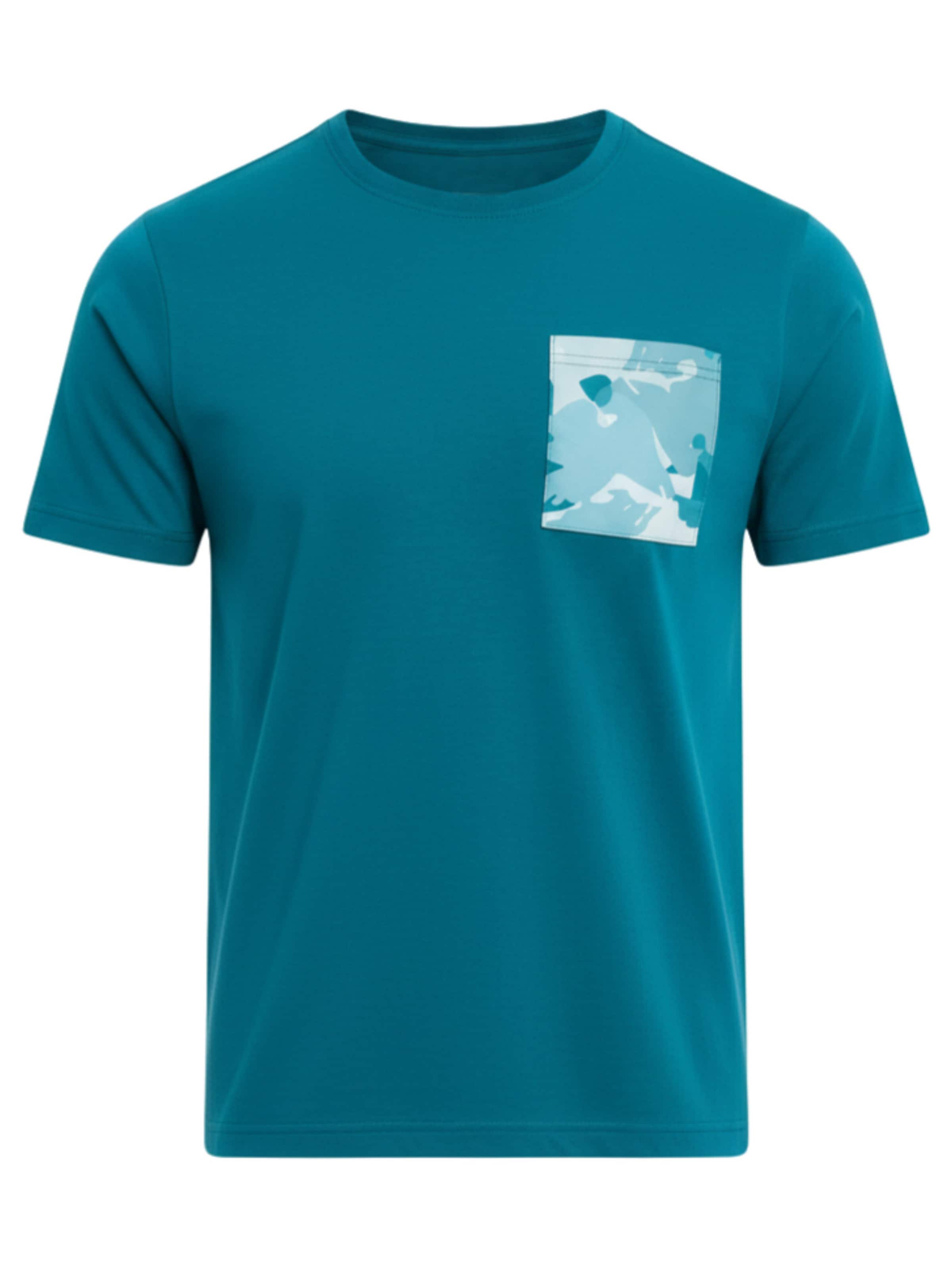 Ombre Shirt in Blauw: voorkant