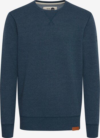 !Solid Sweatshirt 'Trip-O-Neck' in Blue: front