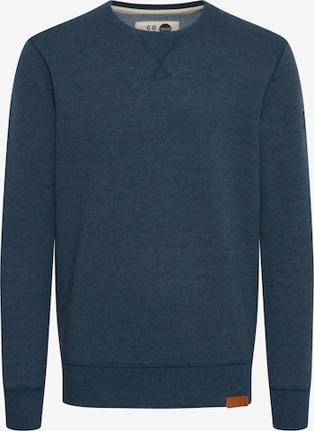 !Solid Sweatshirt 'Trip-O-Neck' in Blue: front