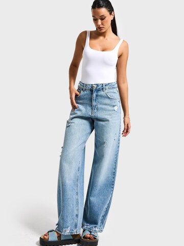 IT'S BASIC Baggy Jeans 'BAGGY HIGH RISE JEANS' in Blauw