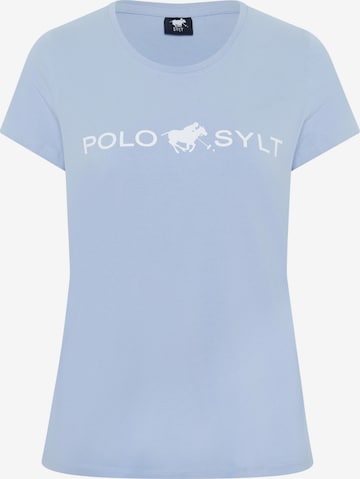 Polo Sylt Shirt in Blue: front