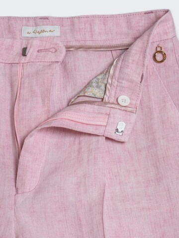 Flared Pantaloni con pieghe 'Marlene 7693' di W. Wegener in rosa