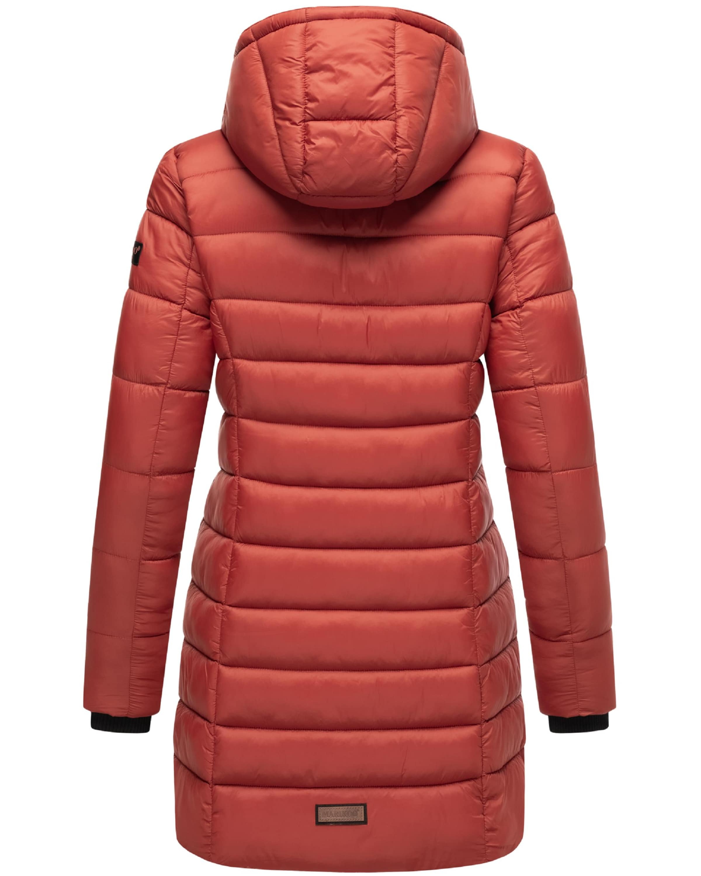 MARIKOO Vinterfrakke 'Abendsternchen' i rød