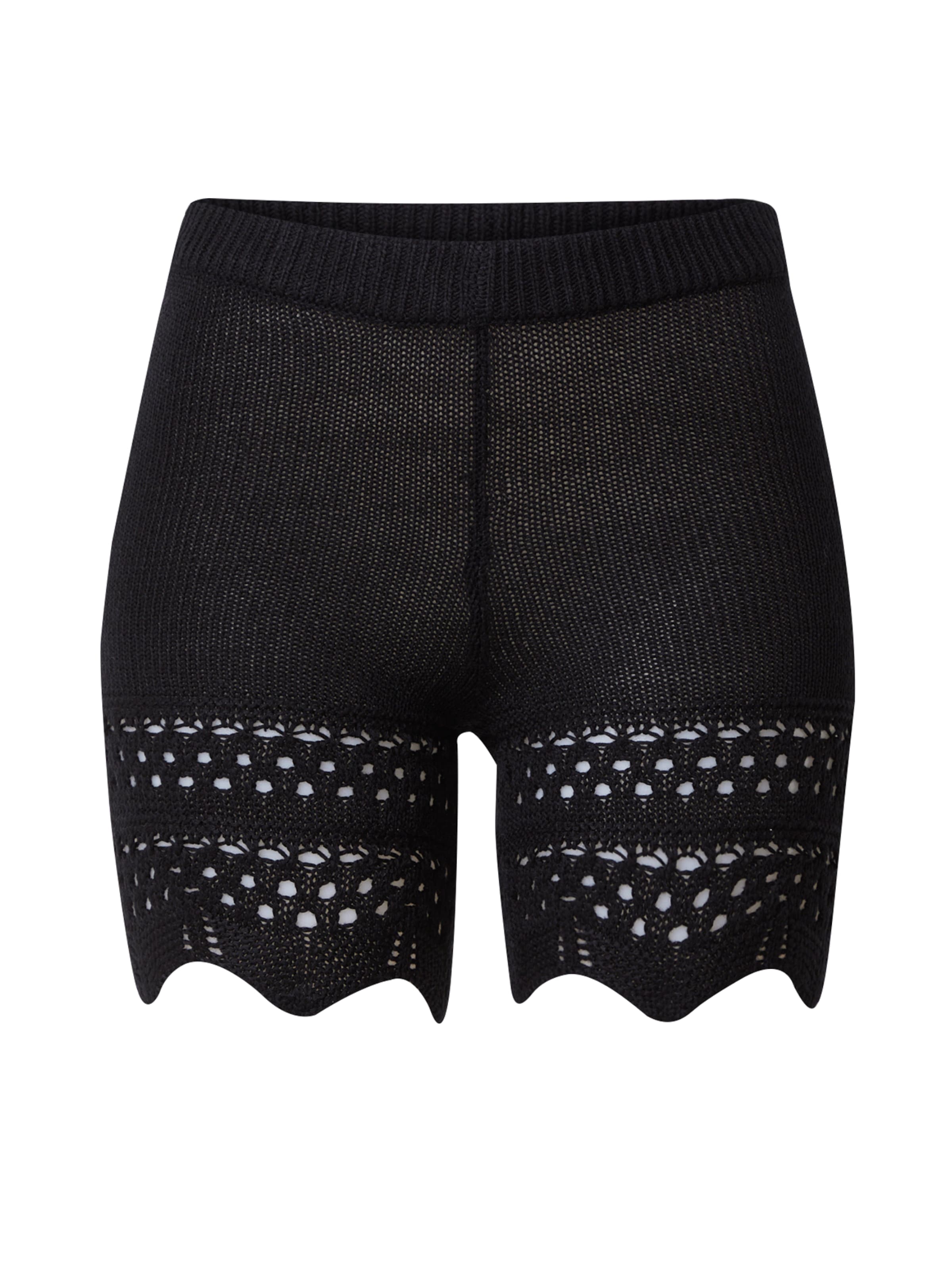Urban Classics Slimfit Shorts in Schwarz: Vorderseite