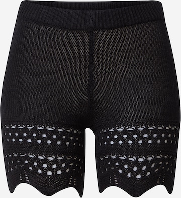 Urban Classics Slim fit Pants in Black: front