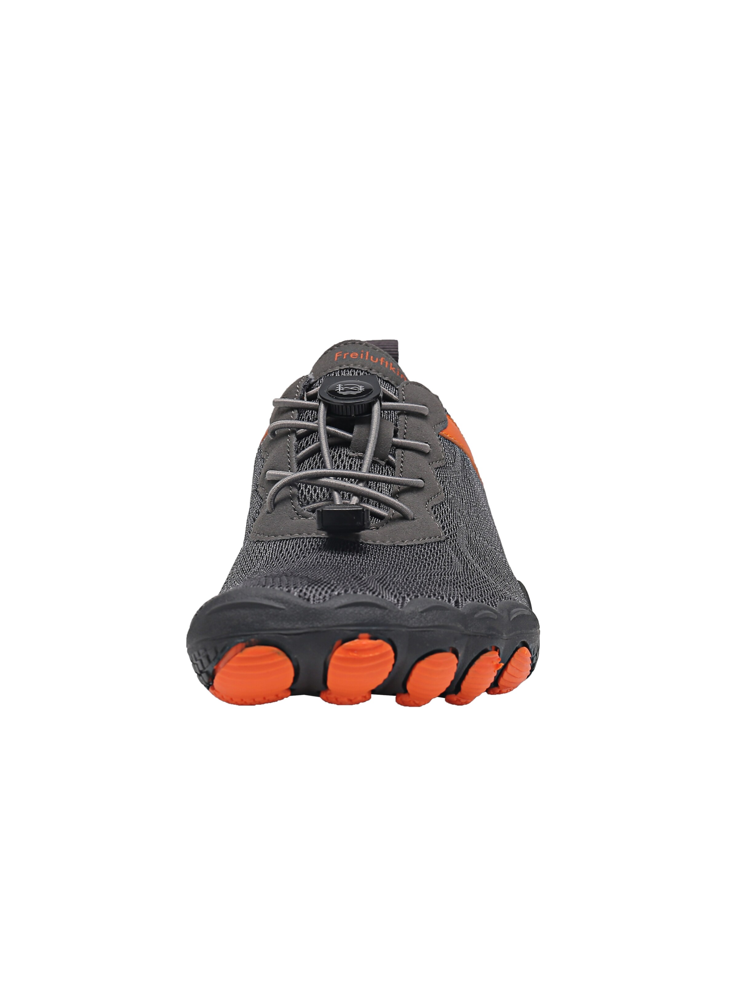 Freiluftkind Sportlicher Schnürschuh 'Freiluftkind® – Kokoda rutschfeste Barfußschuhe für dein Abenteuer'‌‌ in Grau