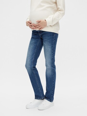 Slimfit Jeans 'SAVANNA' di MAMALICIOUS in blu: frontale