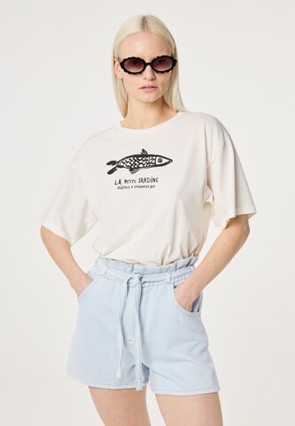 Fabienne Chapot Shirt in Beige: voorkant
