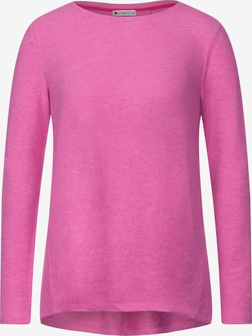 STREET ONE Shirt in Roze: voorkant