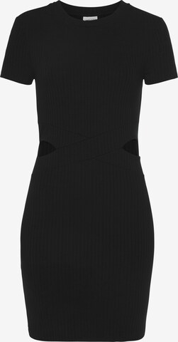 LASCANA Šaty – černá: přední strana