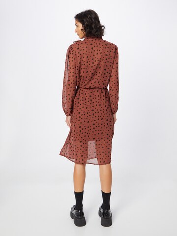 SAINT TROPEZ Shirt Dress in Brown