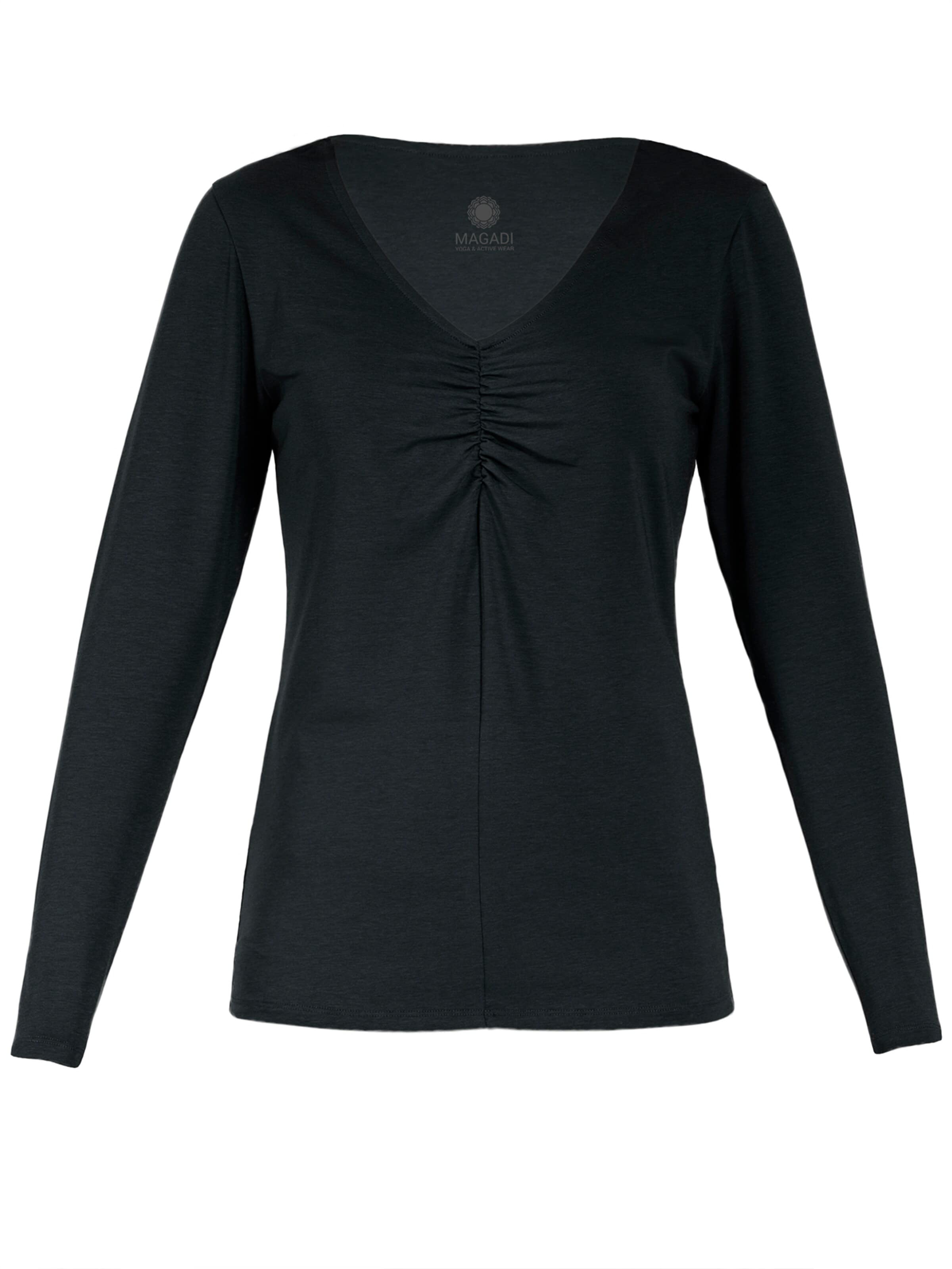 Magadi Sports Top 'Jessie' in Black: front