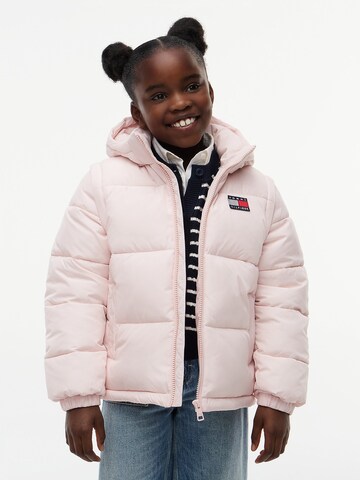 TOMMY HILFIGER Winter jacket 'Heritage' in Pink