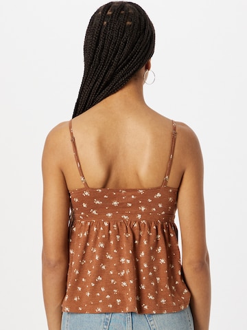 HOLLISTER Top in Brown