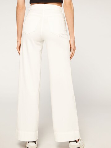 CALZEDONIA Wide leg Jeans in White