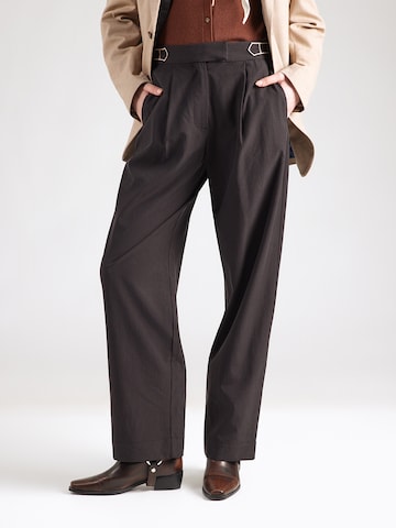 SCOTCH & SODA Bő szár Élére vasalt nadrágok 'QUINN' - barna: elől