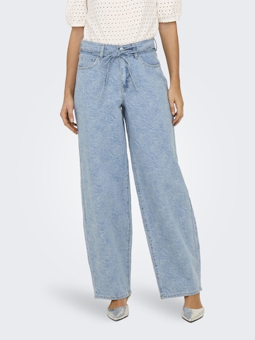 Wide Leg Jean 'ONLGianna' ONLY en bleu : devant