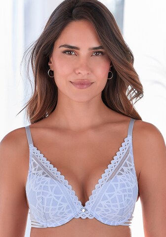 s.Oliver Пуш-ап Бюстгальтер в Синий: спереди