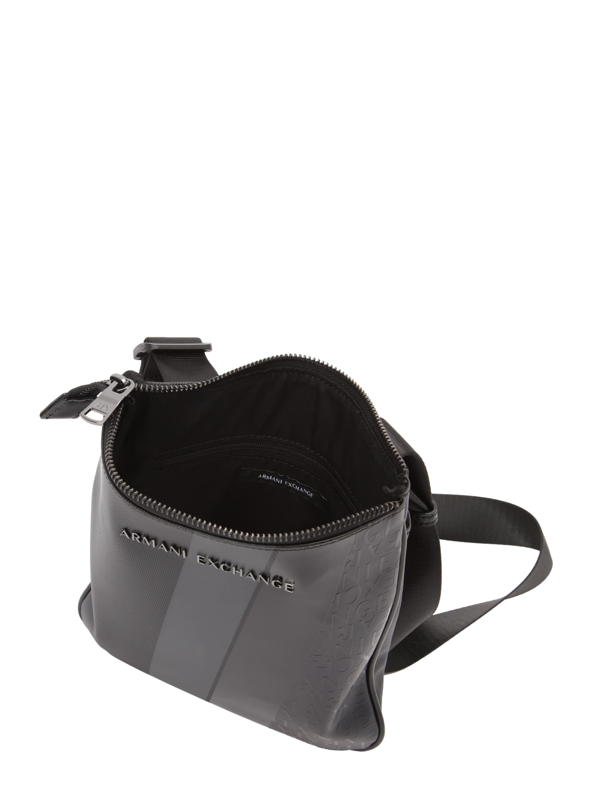 ARMANI EXCHANGE Axelremsväska 'DYLAN' i svart