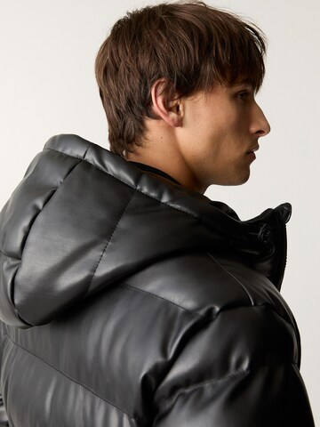 Pull&Bear Vinterjakke i sort
