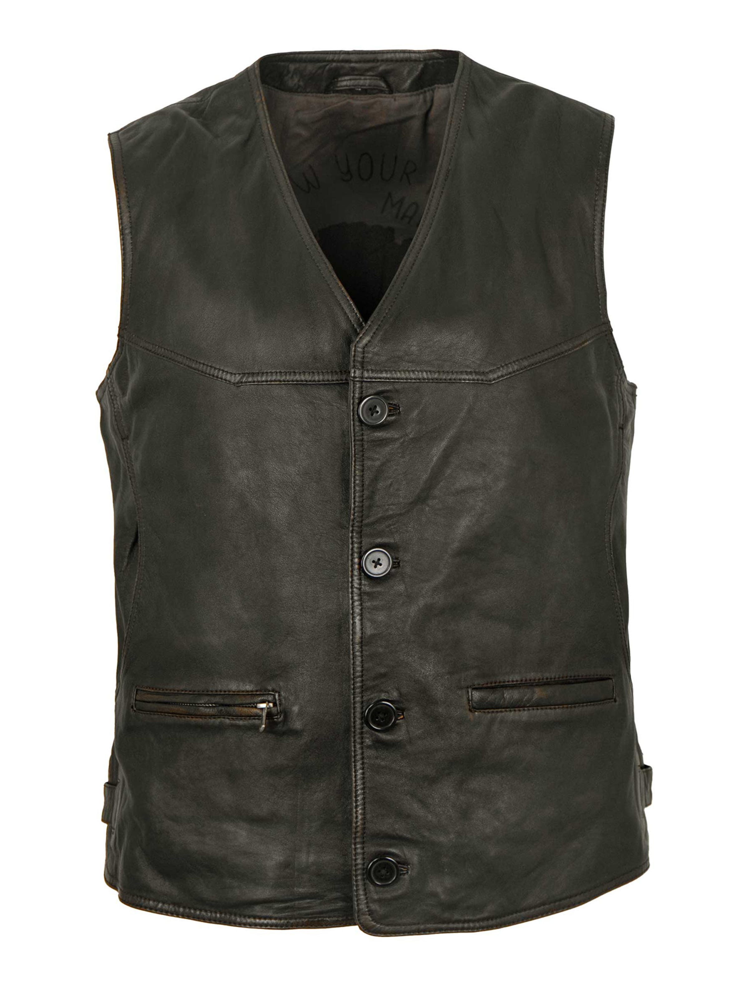 MADDOX Vest 'Georgio' in Black: front