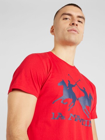 La Martina T-Shirt in Rot