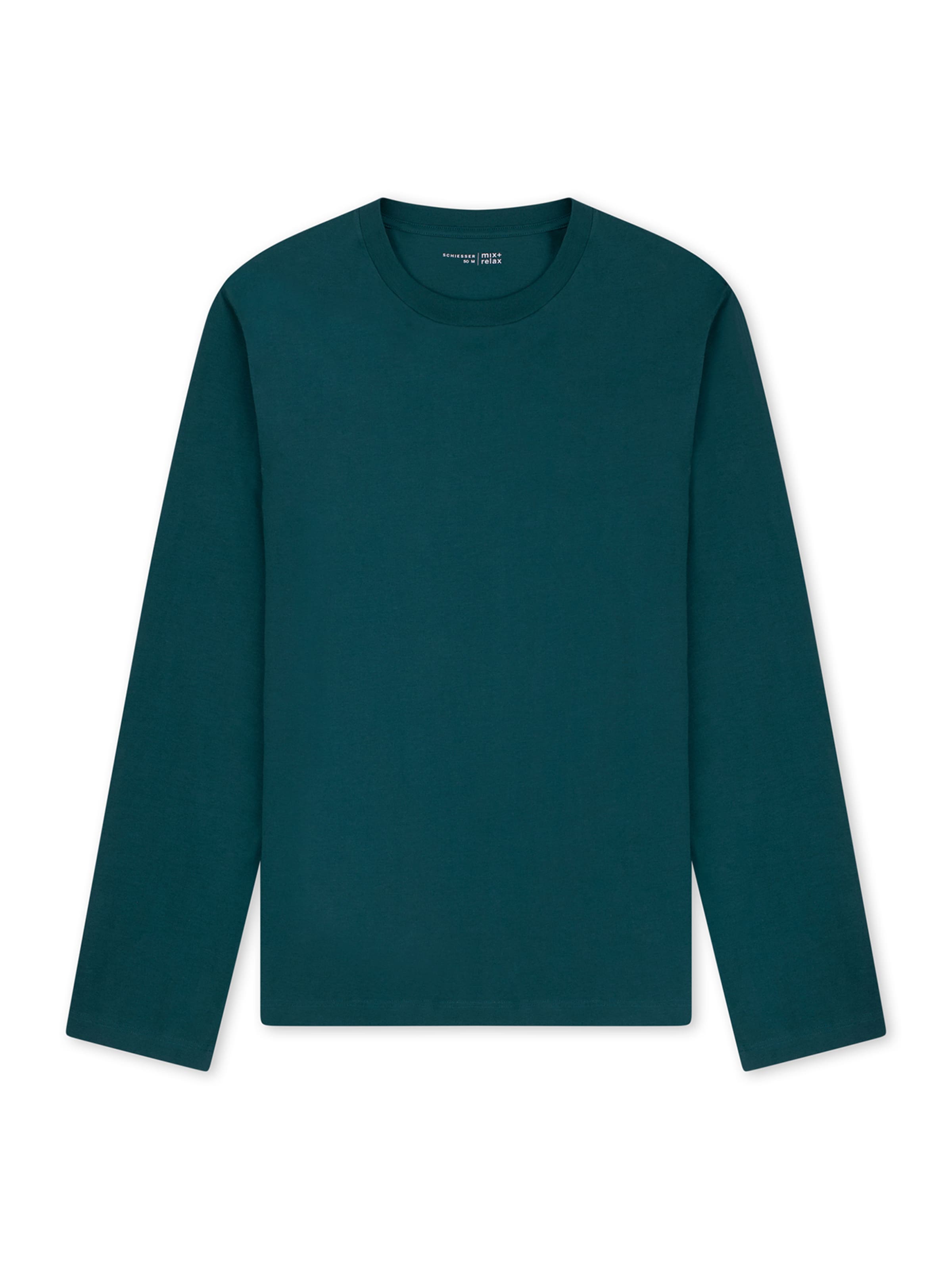 T-Shirt ' Mix Relax ' SCHIESSER en vert : devant