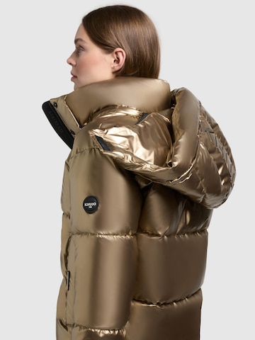 khujo Winter Jacket 'Devina' in Gold