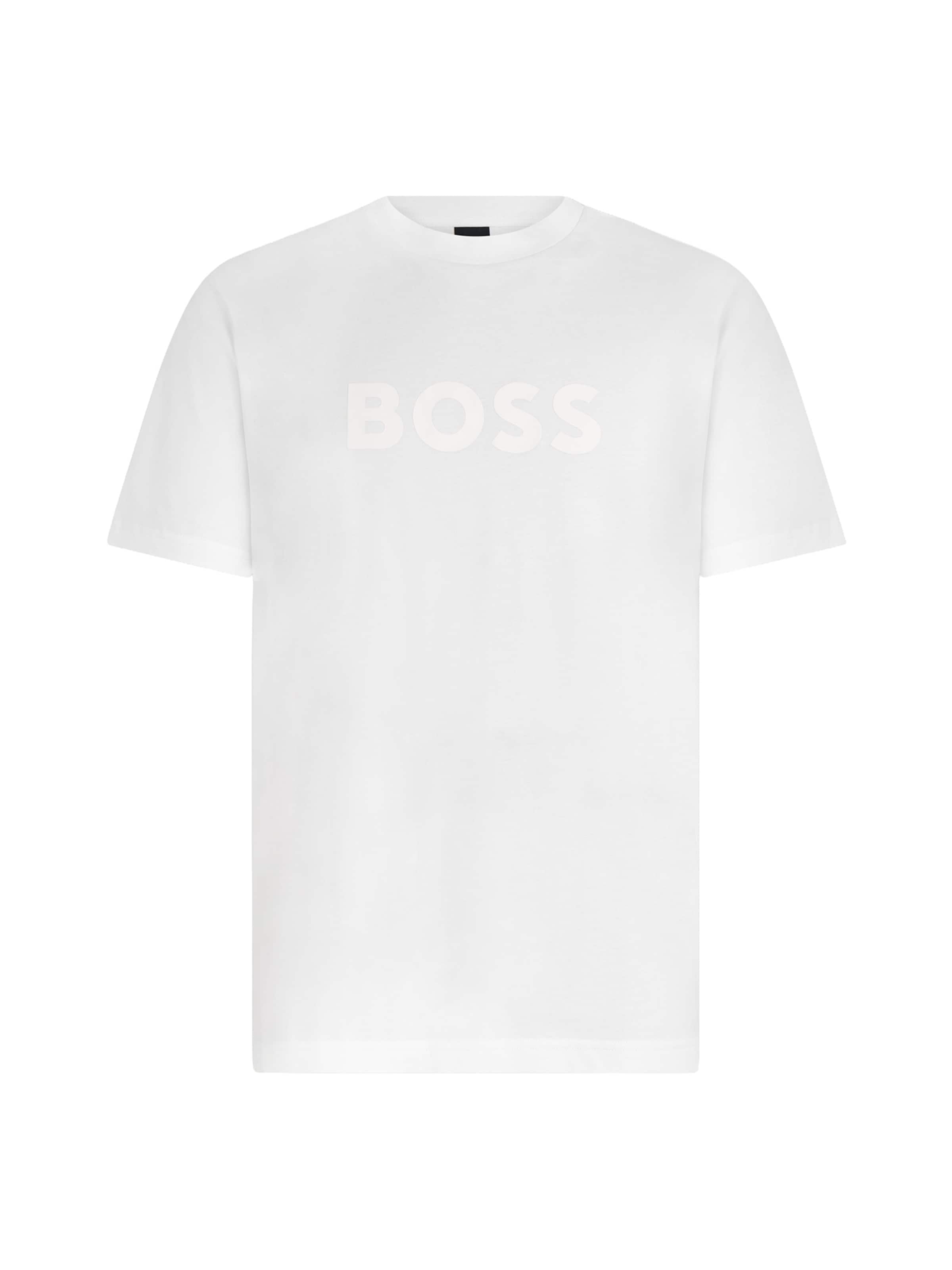 BOSS T-Shirt in Weiß: Vorderseite