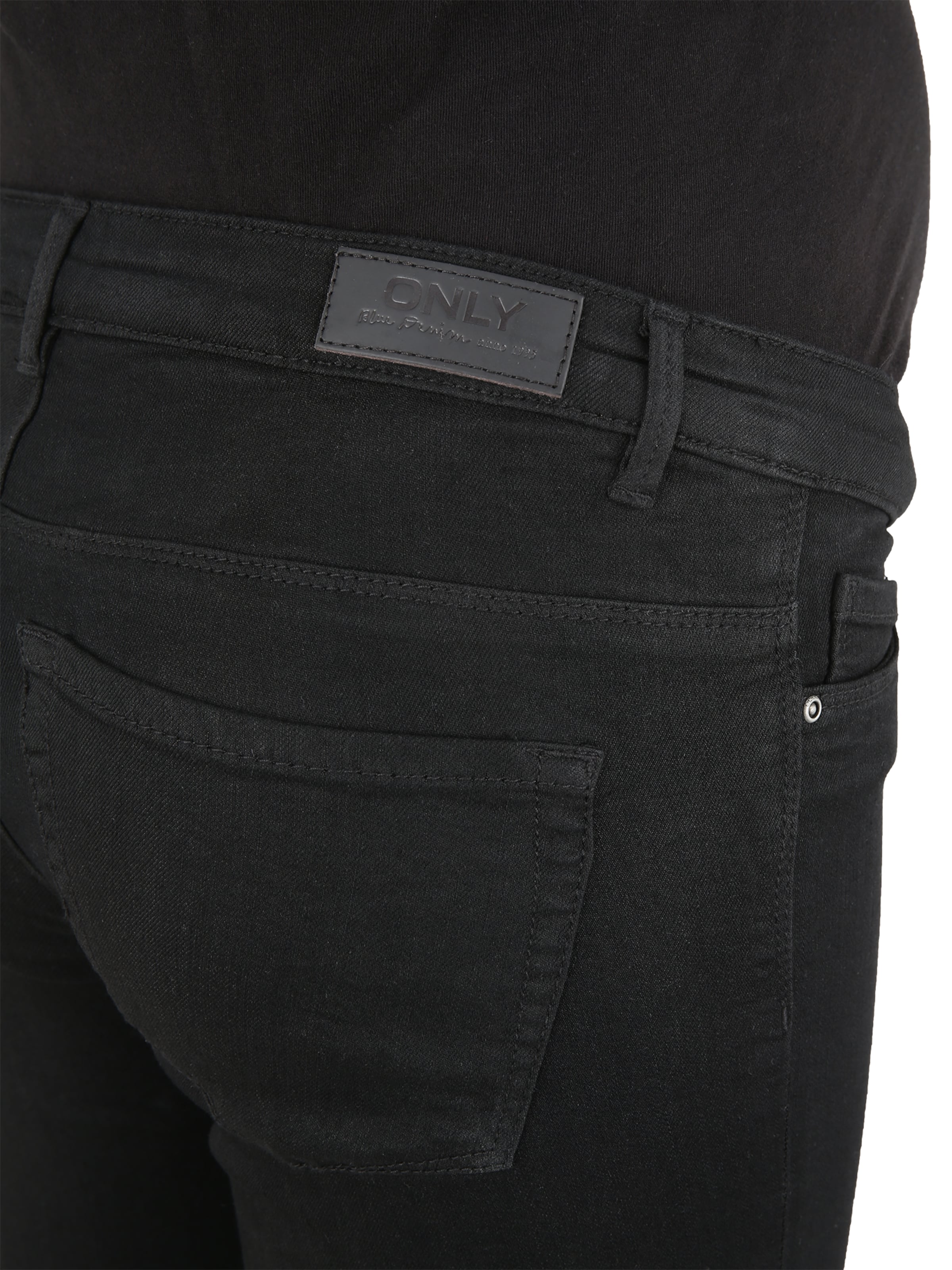 Only Maternity Kitsas Teksapüksid 'Rain', värv must