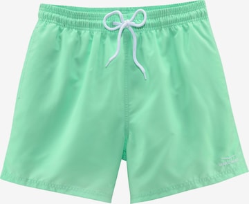 Pantaloncini da bagno di VENICE BEACH in verde: frontale